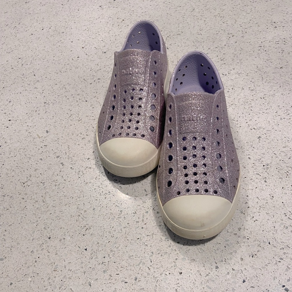 Glitter native shoes